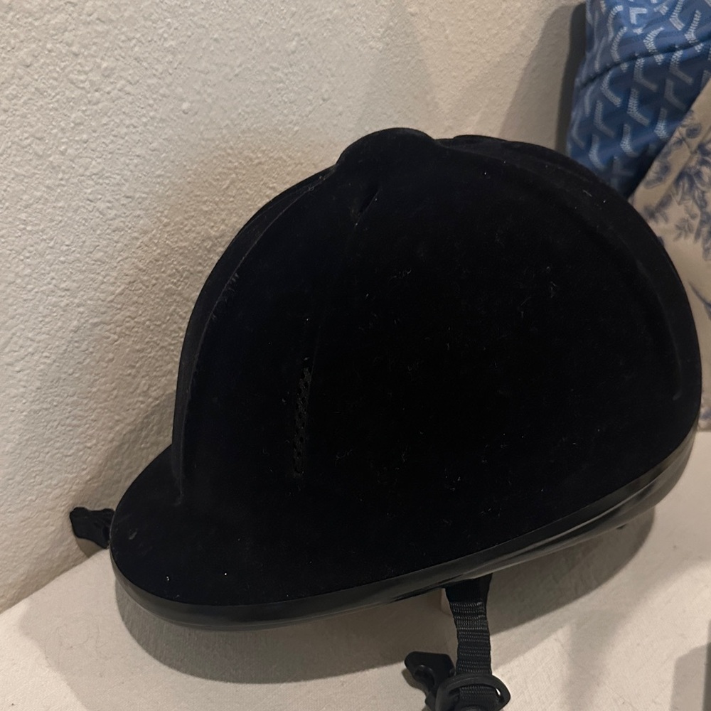 Aegis Devon-Aire Equestrian Riding Helmet Black Velvet Size XS/S